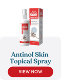 Antinol Skin Topical Spray for soothing sensitive skin and supporting the protective skin barrier in dogs